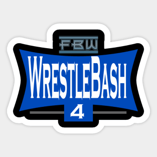 FBW WrestleBash 4 Logo Sticker